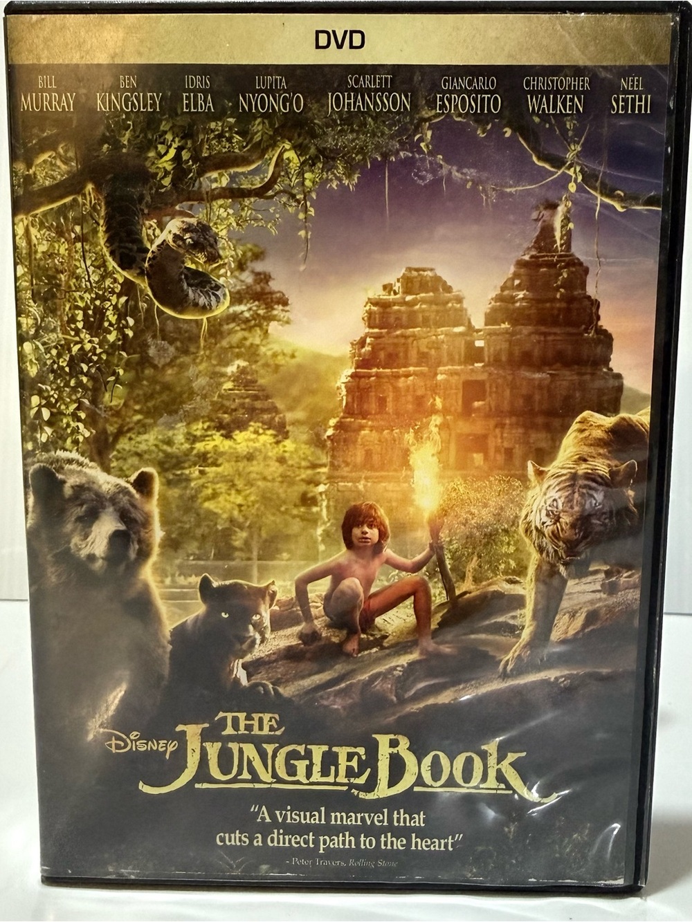 Disney The Jungle Book DVD - Green & Brown Back Cover